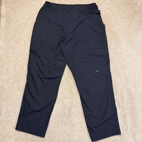 5.11 Tactical Other - 5.11 Tactical Cargo Pants Mens 38x30 Navy Blue Ripstop‎ Multi-Pocket 74273-724